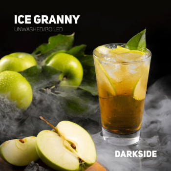 Табак для кальяна "Дарксайд" Кор A Айс гренни (Ледяное яблоко) 30 г