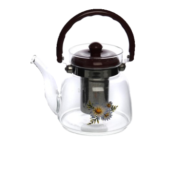 Чайник 1100 мл (жаропрочное стекло) (Арт. 9908J3-2)