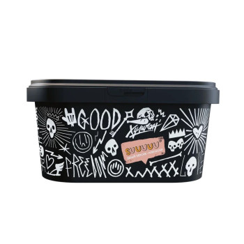 Табак для кальяна Хулиган с ароматом Белый персик-апельсин (СУУУУУ), 200 гр.