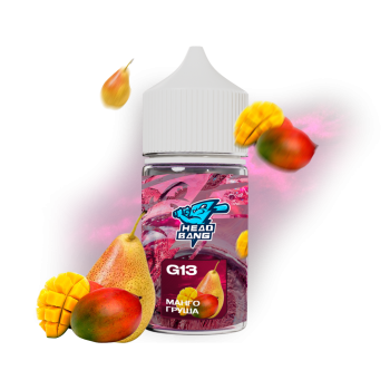 Ароматизатор HEAD BANG Salt 2% 30 мл Манго с грушей (G13)
