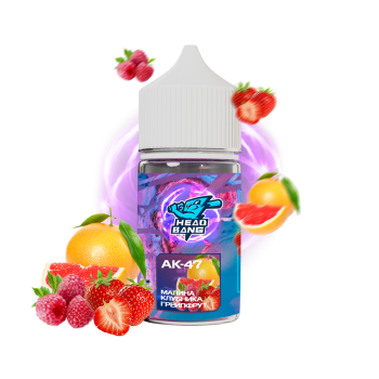 Ароматизатор HEAD BANG Salt 2% 30 мл Малина с клубникой и грейпфрутом (AK-47)