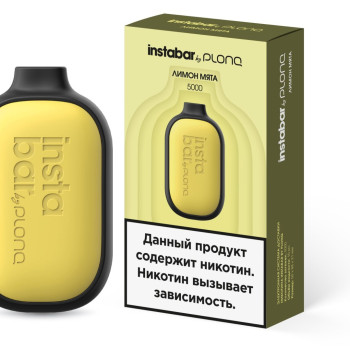 Instabar by PLONQ (5000 затяжек) Лимон Мята
