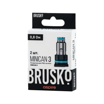Испаритель Brusko Minican 3.0 0.8Ω (2 шт./уп.) (1шт.)