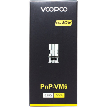 Испаритель Voopoo PnP-VM6 0.15Ω (5 шт/уп.) (1шт.)
