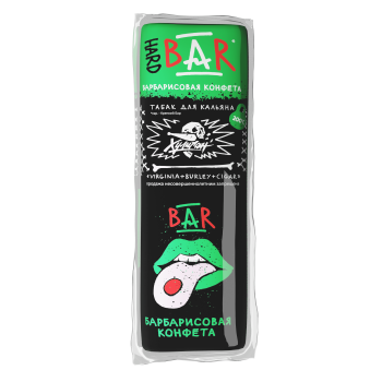 Табак для кальяна Хулиган Хард с ароматом Барбарисовая конфета (БАР), 200 гр.