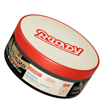 Табак для кальяна ПЭТ Ready – Coco Milk (Кокосовое молоко-Миндаль) 100 г