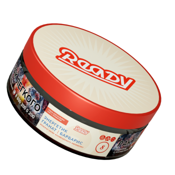 Табак для кальяна ПЭТ Ready – Barberry Energy (Энергетик-Барбарис) 100 г