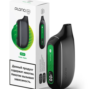 PLONQ MAX SMART (8000 затяжек) КИВИ ЛАЙМ