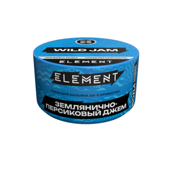 Табак для кальяна Элемент "Вода" Wild Jam ( земляничный - персиковый джем) 25гр.