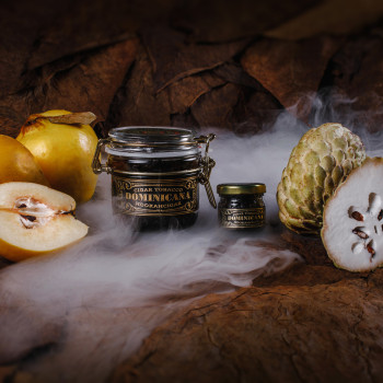 D08 20гр. Табак для кальяна "WTO" DOMINICANA с ароматом АЙВА и ЧЕРИМОЙЯ