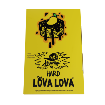 Табак для кальяна Хулиган Хард с ароматом Манговый чизкейк (ЛОВА ЛОВА), 25 гр.