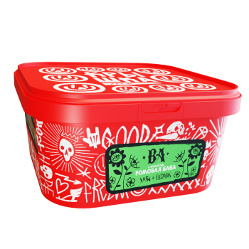 Табак для кальяна Хулиган с ароматом Ромовая баба (БА), 200 гр.