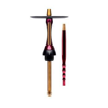 Кальян ALPHA HOOKAH - Model S Red Candy (шахта, мундштук, шланг, блюдце)
