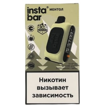 PLONQ Instabar (10000 затяжек) Ментол