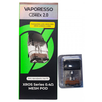 Картридж Vaporesso XROS 0.4Ω (3мл.) (4 шт/уп.) (1шт.)