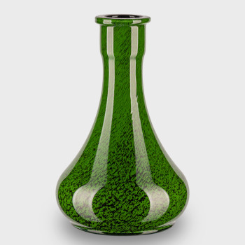 Колба капля (зеленый и черный алебастр)
