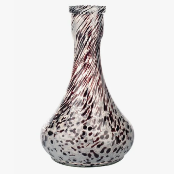 Колба капля (белый алебастр и красная крошка)