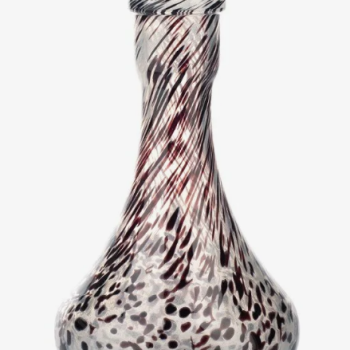 Колба капля (белый алебастр и марганцевая крошка)