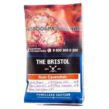 Табак трубочный THE BRISTOL Rum cavendish 40гр.