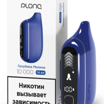 PLONQ MAX PRO (10000 затяжек) Голубика малина