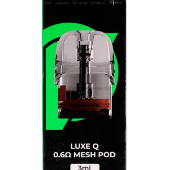 Картридж Vaporesso LUXE Q 0.6Ω (3мл.) (4 шт/уп.) (1шт.)