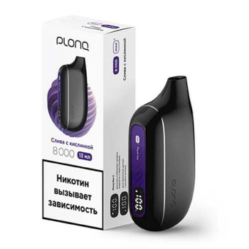 PLONQ MAX SMART (8000 затяжек) СЛИВА С КИСЛИНКОЙ