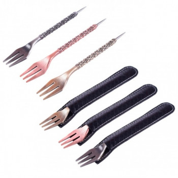 Fork & Awl (Вилка&Шило) в чехле (Серебро)