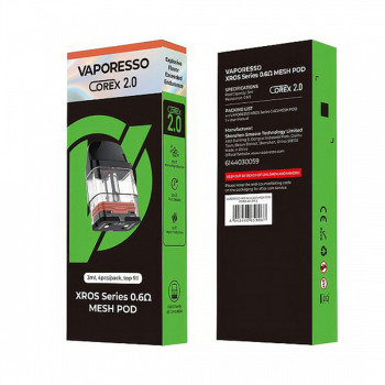 Картридж Vaporesso XROS 0.6Ω (3мл.) (Corex 2.0) (4 шт/уп.) (1шт.)