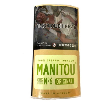 Табак сигаретный "Manitou" Органик Файн Грин №6 30г
