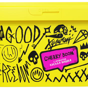 Табак для кальяна Хулиган с ароматом Кислая вишня (ЧЕРРИ БУМ), 200 гр.