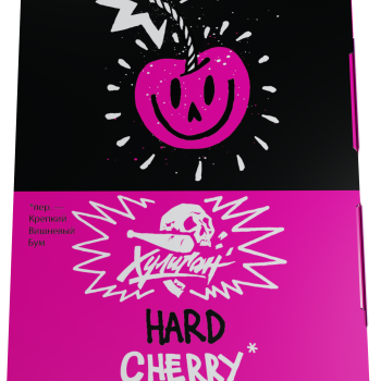 Табак для кальяна Хулиган Хард с ароматом Кислая вишня (ЧЕРРИ БУМ), 25 гр.