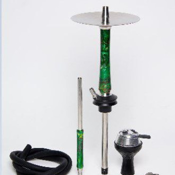 Шахта SKY - Green (Шахта, мундштук, калауд, чаша силикон, шланг, щипцы, блюдце)