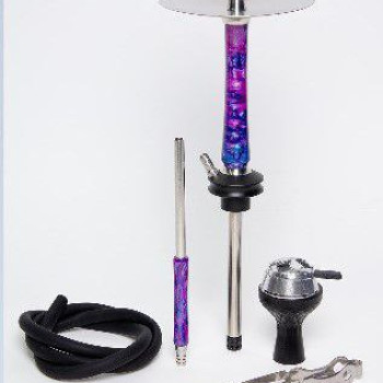 Шахта SKY - Purple (Шахта, мундштук, калауд, чаша силикон, шланг, щипцы, блюдце)