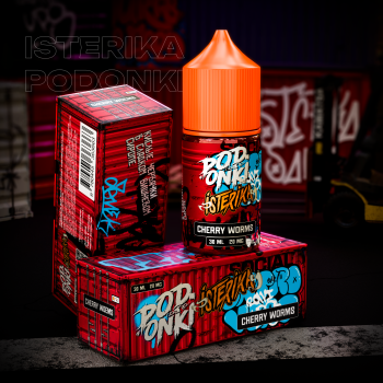 Ароматизатор "PODONKI&ISTERIKA" Кислые вишневые червячки 30мл