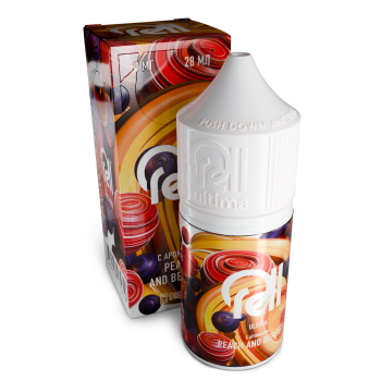 Безникотиновая жидкость для ЭСДН RELL ULTIMA Peach and Berries (3мл, 0мг/см3)