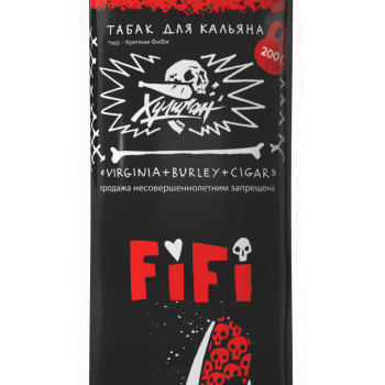 Табак для кальяна Хулиган Хард с ароматом Орех-шоко-карамель (ФИФИ), 200 гр.